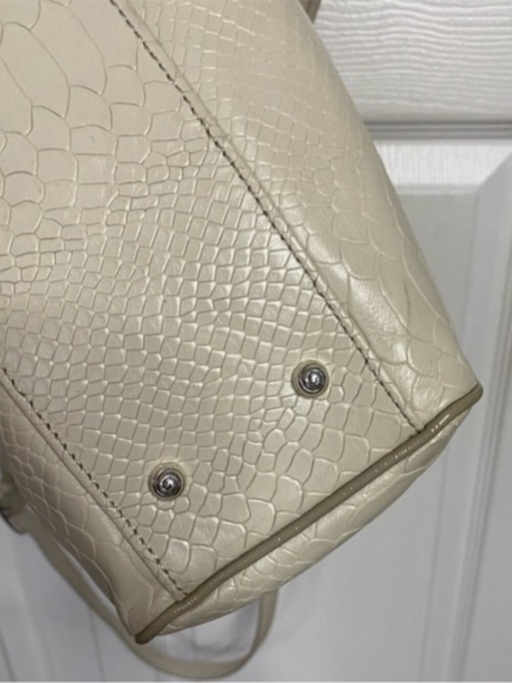 Brighton Handbag Purse Pyton Lace Collection Snake Skin Leather Shoulder Bag - Picture 15 of 15